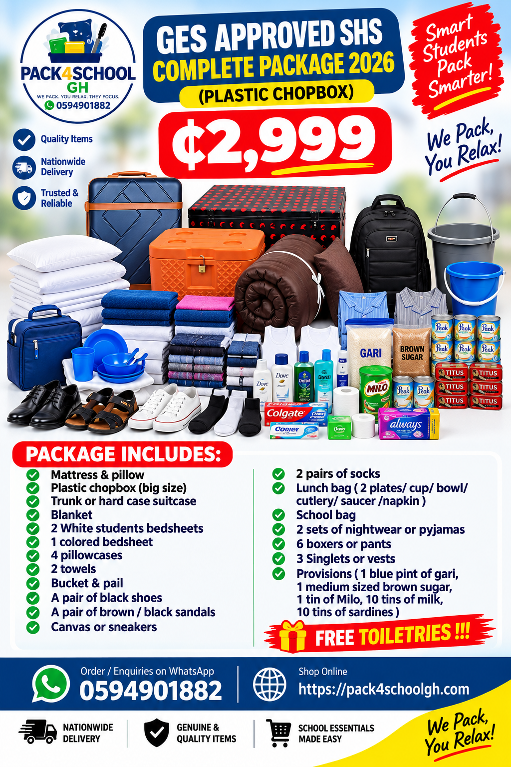 GES APPROVED COMPLETE PACKAGE ( plastic chopbox)